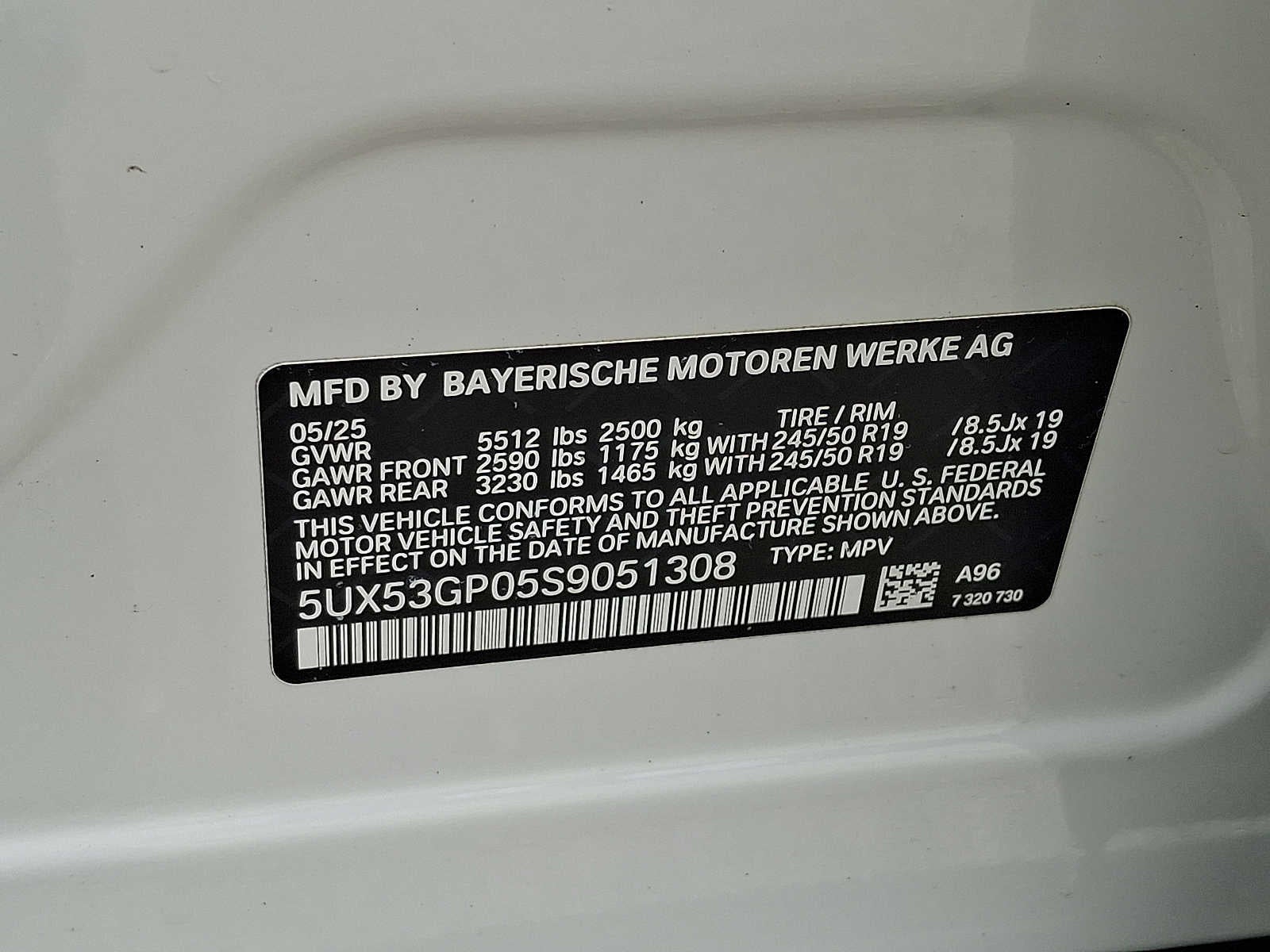 2025 BMW X3 30 xDrive Sports Activity Vehicle