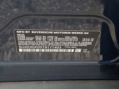 2026 BMW X3 30 xDrive Sports Activity Vehicle