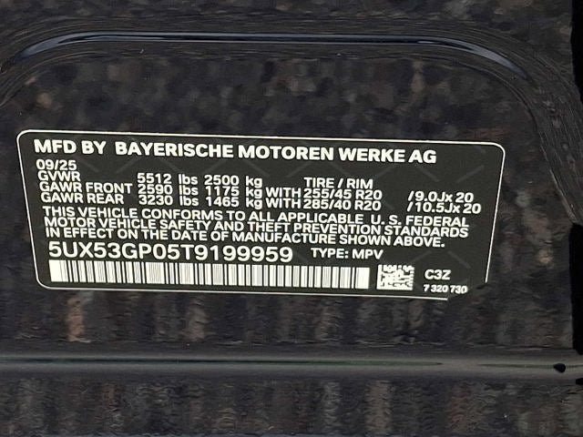 2026 BMW X3 30 xDrive Sports Activity Vehicle