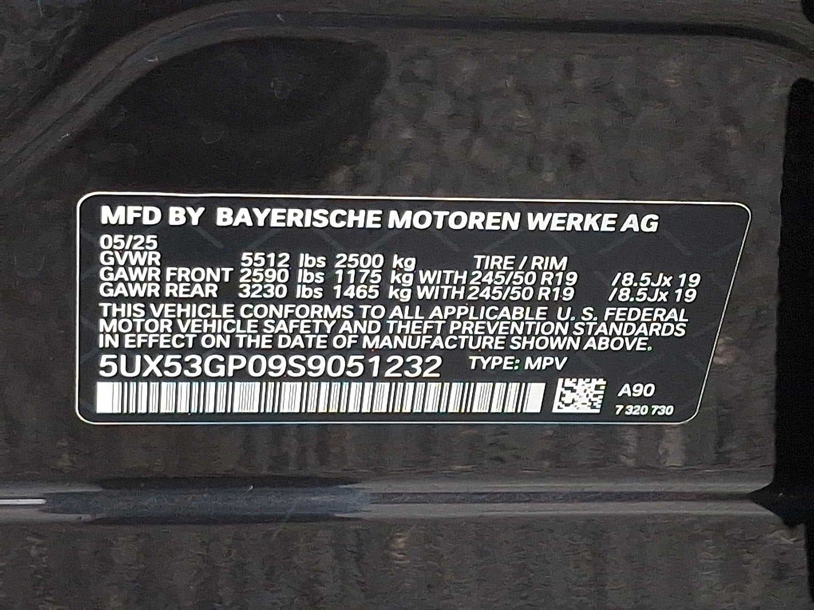 2025 BMW X3 30 xDrive Sports Activity Vehicle