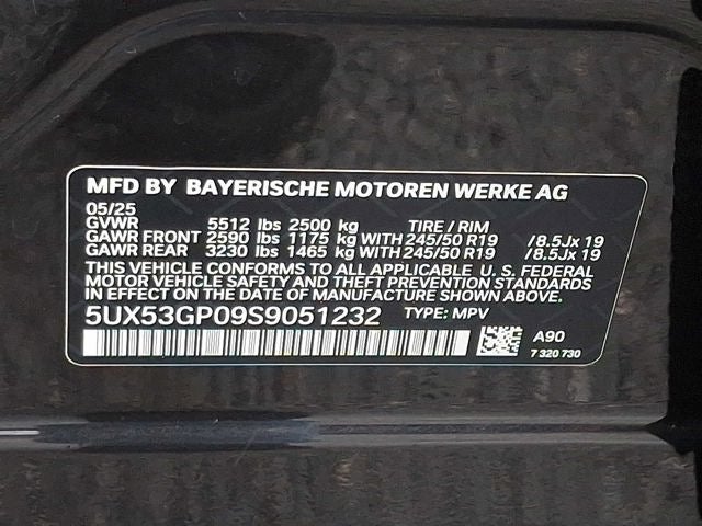 2025 BMW X3 30 xDrive Sports Activity Vehicle