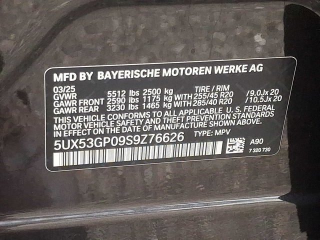 2025 BMW X3 30 xDrive Sports Activity Vehicle