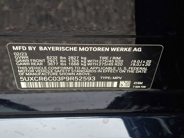 2023 BMW X5 xDrive40i Sports Activity Vehicle