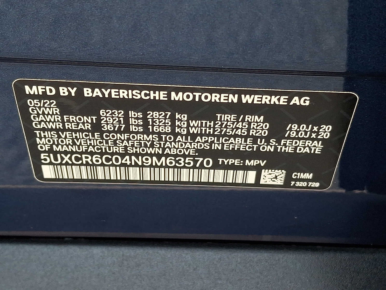 2022 BMW X5 xDrive40i Sports Activity Vehicle