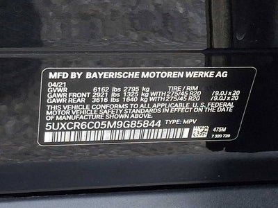 2021 BMW X5 xDrive40i Sports Activity Vehicle