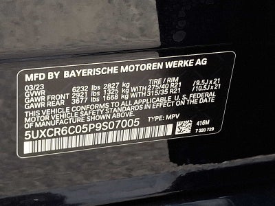 2023 BMW X5 xDrive40i Sports Activity Vehicle