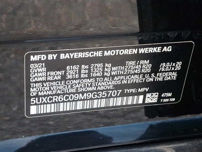 2021 BMW X5 xDrive40i Sports Activity Vehicle