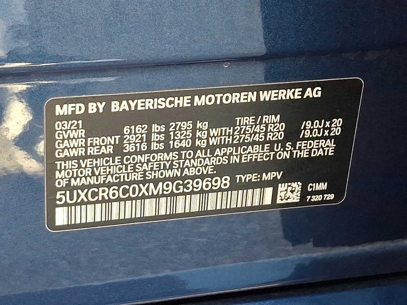 2021 BMW X5 xDrive40i Sports Activity Vehicle