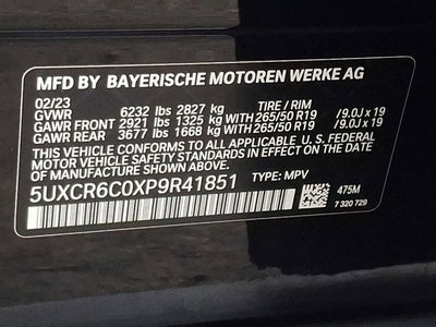 2023 BMW X5 xDrive40i Sports Activity Vehicle