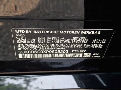 2023 BMW X5 xDrive40i Sports Activity Vehicle