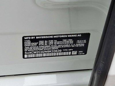 2022 BMW X7 xDrive40i Sports Activity Vehicle