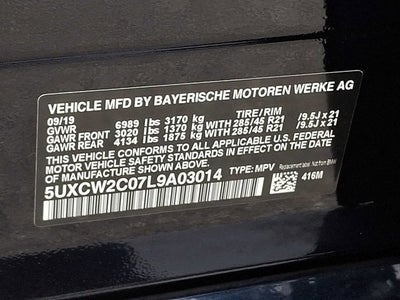 2020 BMW X7 xDrive40i Sports Activity Vehicle