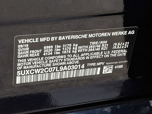 2020 BMW X7 xDrive40i Sports Activity Vehicle
