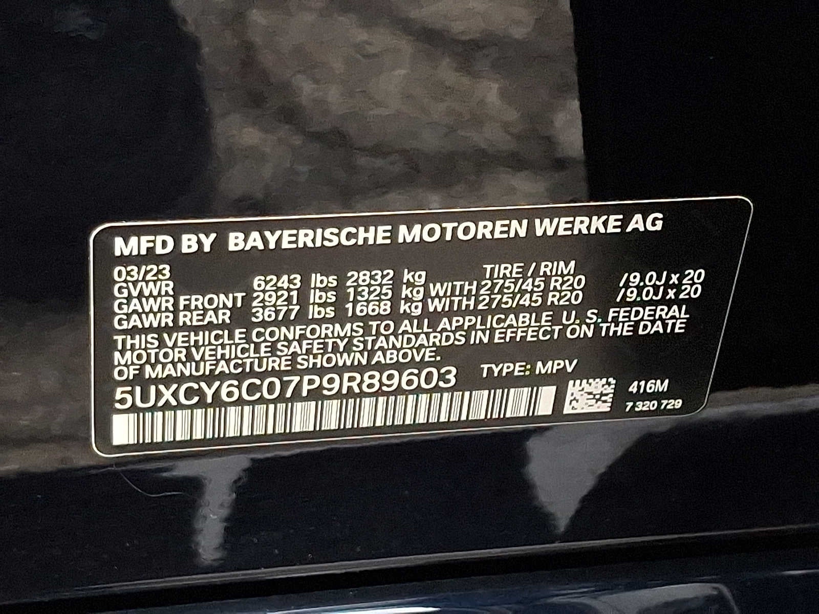 2023 BMW X6 xDrive40i Sports Activity Coupe