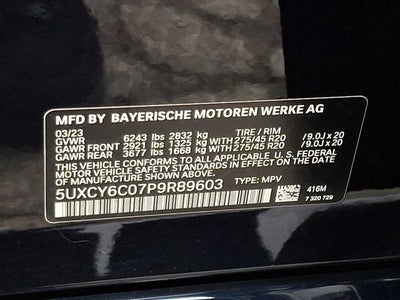 2023 BMW X6 xDrive40i Sports Activity Coupe