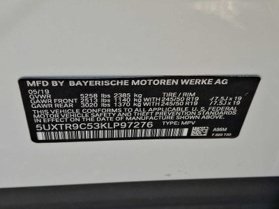 2019 BMW X3 xDrive30i Sports Activity Vehicle