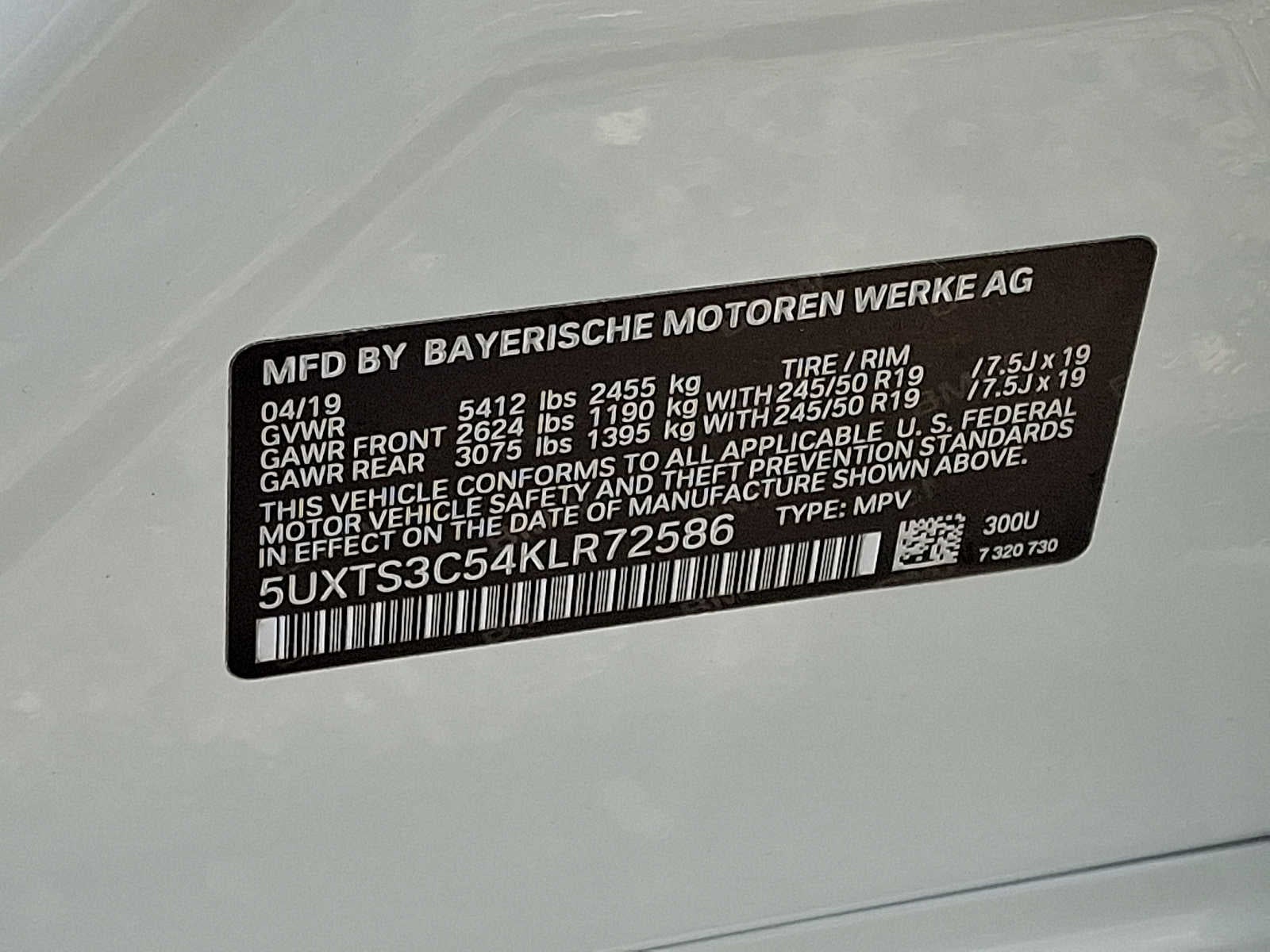 2019 BMW X3 M40i Sports Activity Vehicle