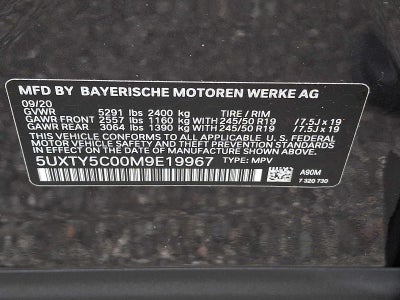 2021 BMW X3 xDrive30i Sports Activity Vehicle