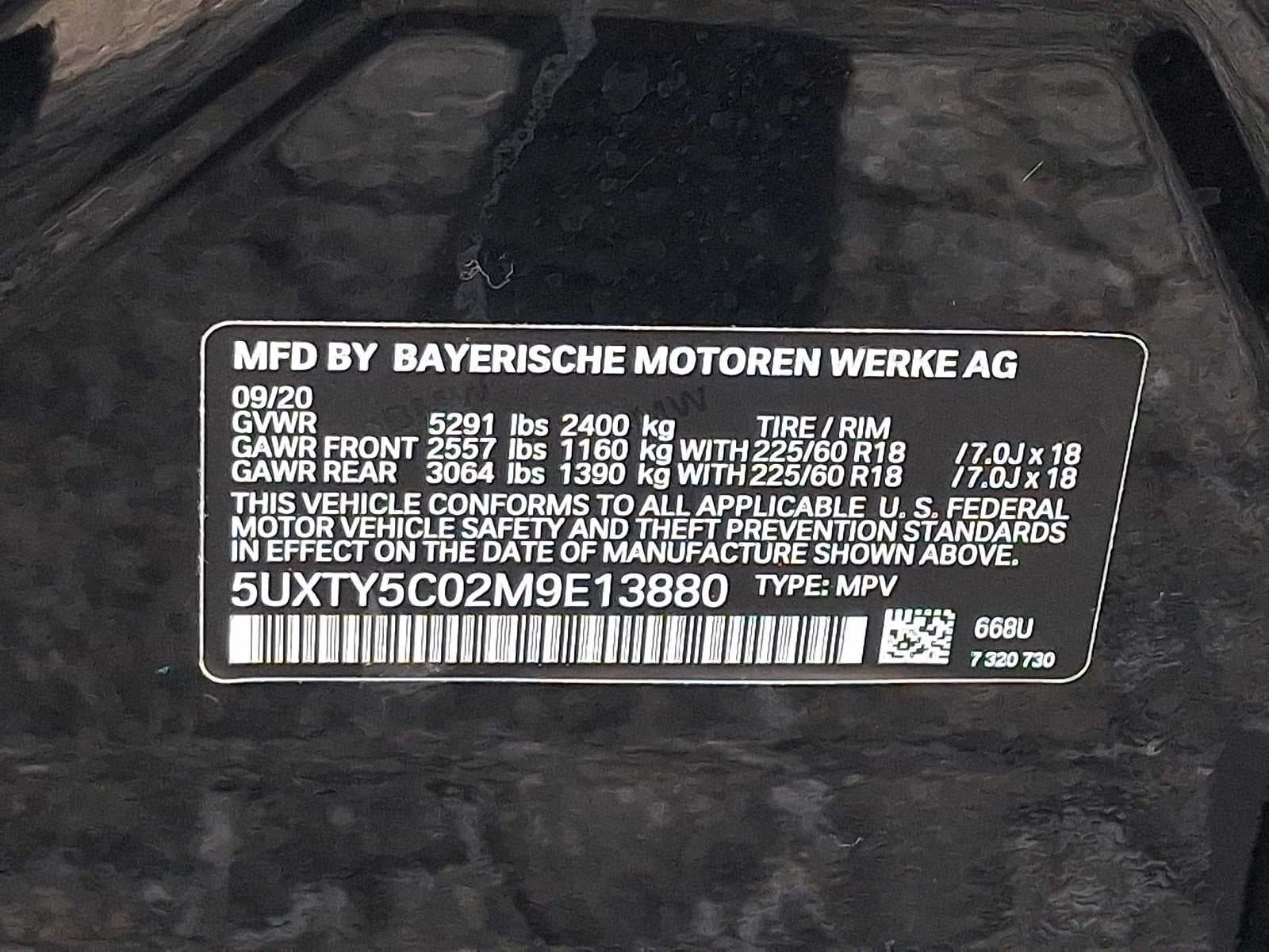 2021 BMW X3 xDrive30i Sports Activity Vehicle