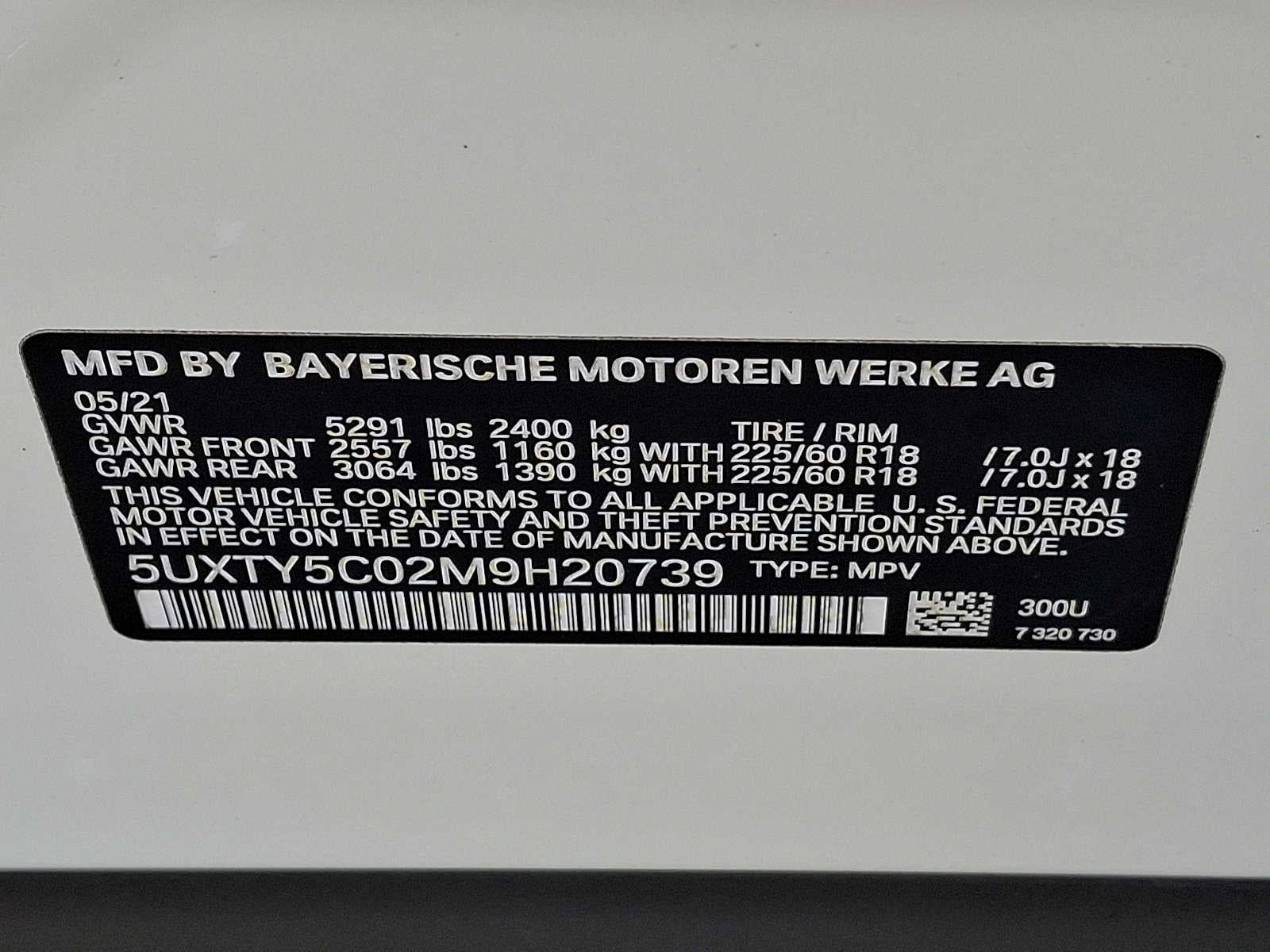 2021 BMW X3 xDrive30i Sports Activity Vehicle