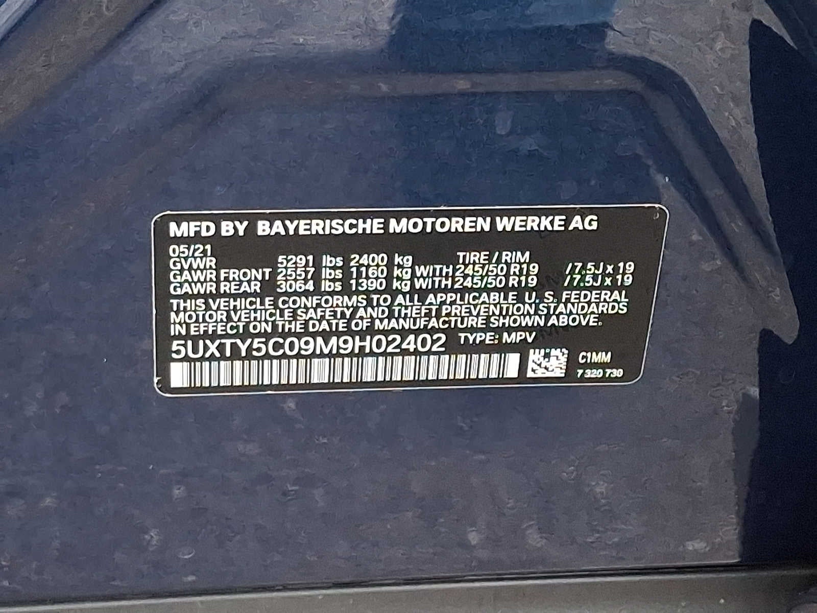 2021 BMW X3 xDrive30i Sports Activity Vehicle