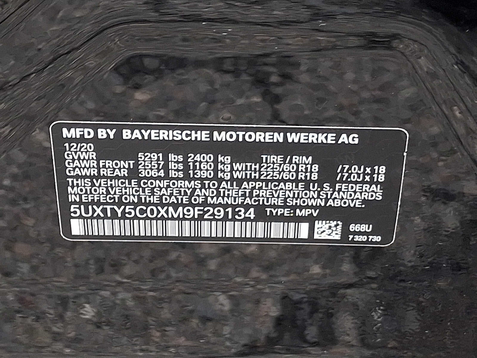 2021 BMW X3 xDrive30i Sports Activity Vehicle