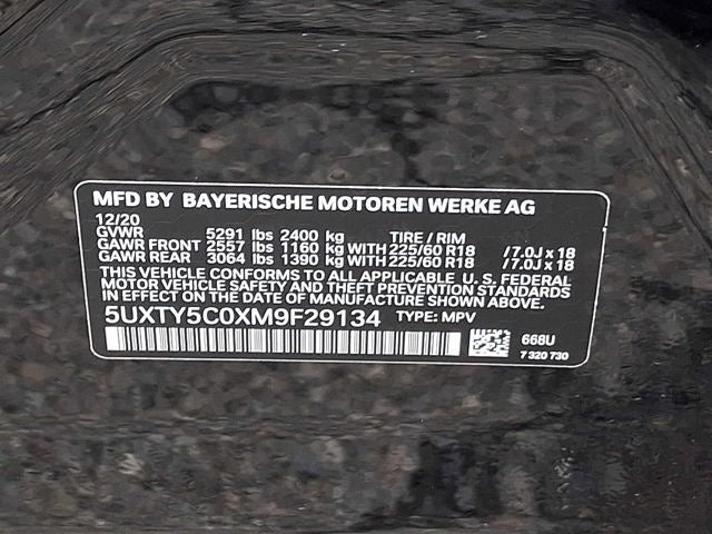 2021 BMW X3 xDrive30i Sports Activity Vehicle