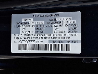 2019 Mazda Mazda CX-5 Touring AWD