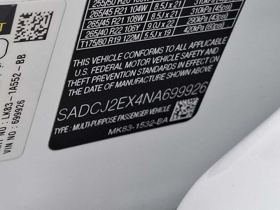 2022 Jaguar F-PACE P250 AWD S