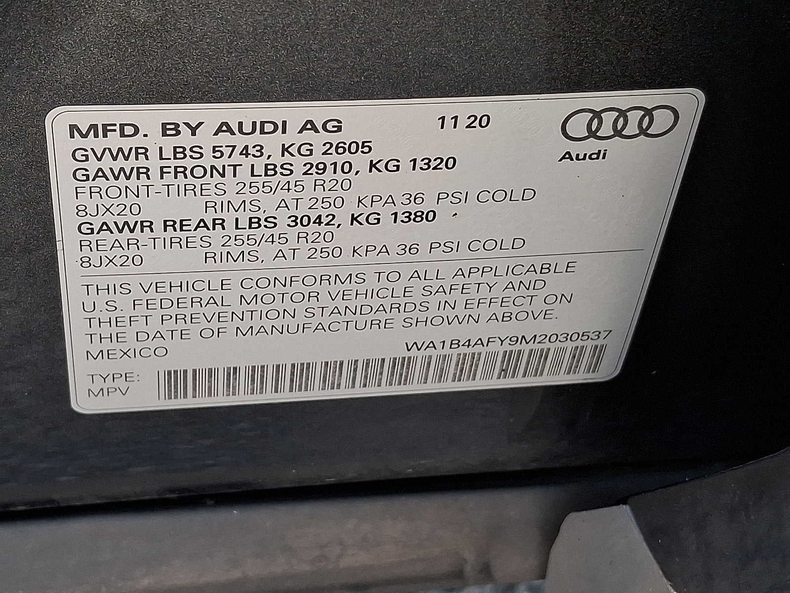 2021 Audi SQ5 Premium Plus 3.0 TFSI quattro