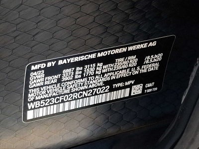 2024 BMW iX xDrive50 Sports Activity Vehicle