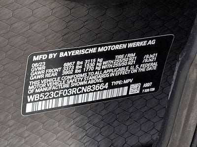 2024 BMW iX xDrive50 Sports Activity Vehicle
