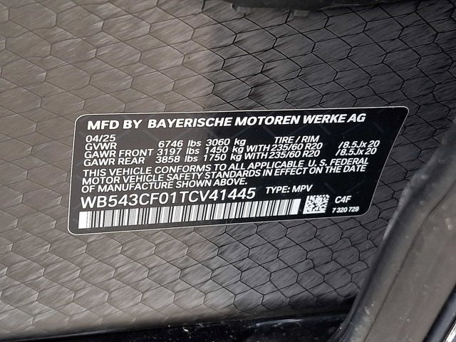 2026 BMW iX xDrive45 Sports Activity Vehicle