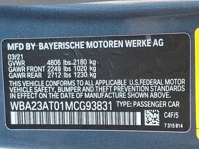 2021 BMW 4 Series 430i Convertible