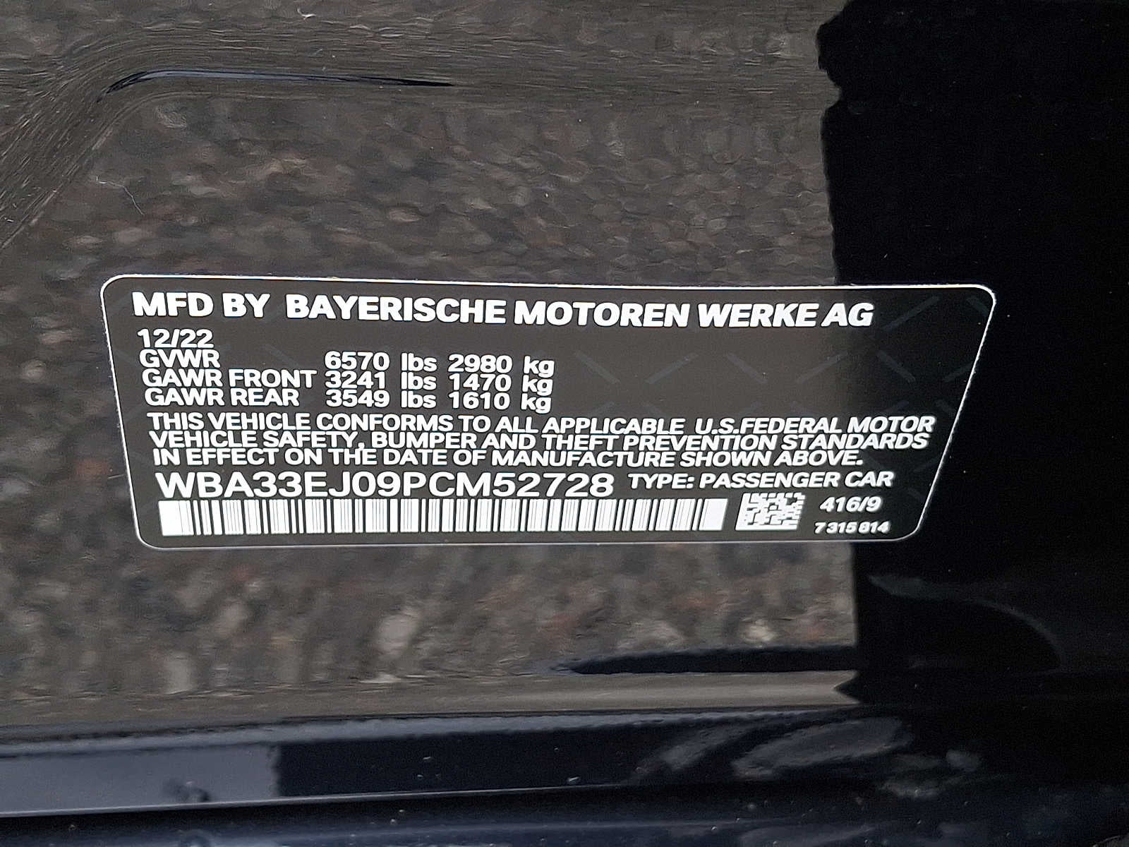 2023 BMW 7 Series 760i xDrive Sedan