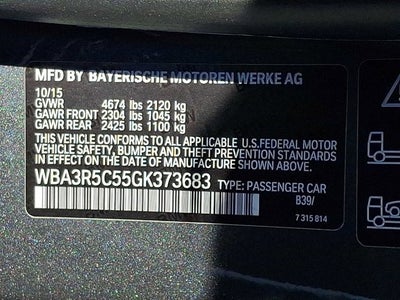 2016 BMW 4 Series 2dr Cpe 435i xDrive AWD
