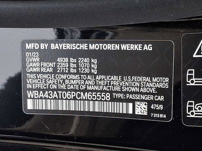 2023 BMW 4 Series 430i xDrive Convertible