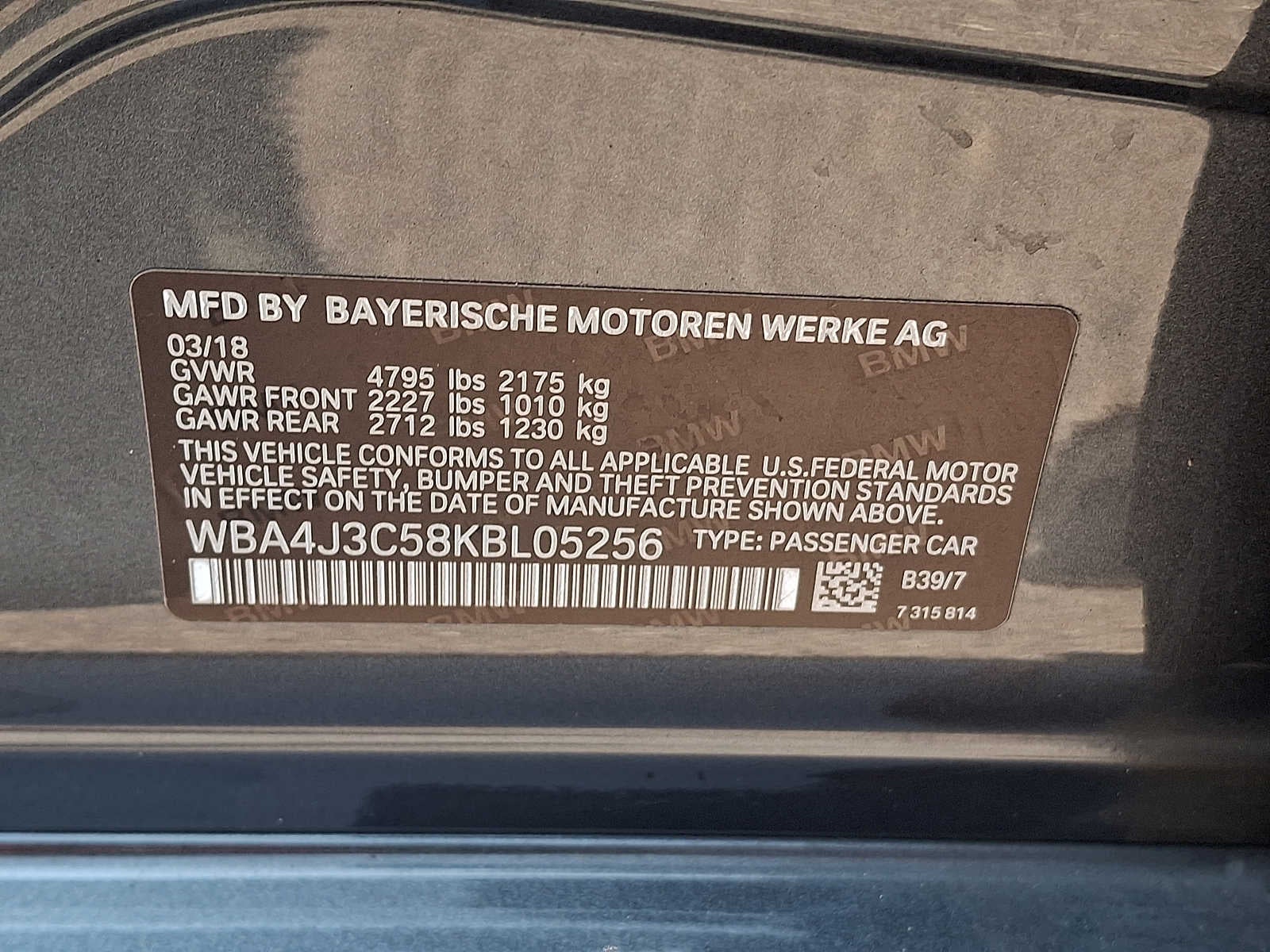 2019 BMW 4 Series 430i xDrive Gran Coupe