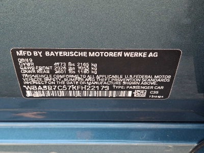 2019 BMW 3 Series 330i xDrive Sedan