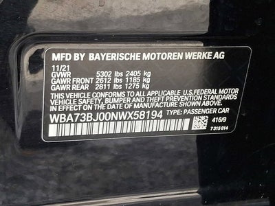 2022 BMW 5 Series 540i xDrive Sedan
