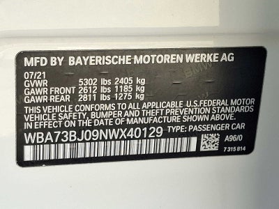 2022 BMW 5 Series 540i xDrive Sedan