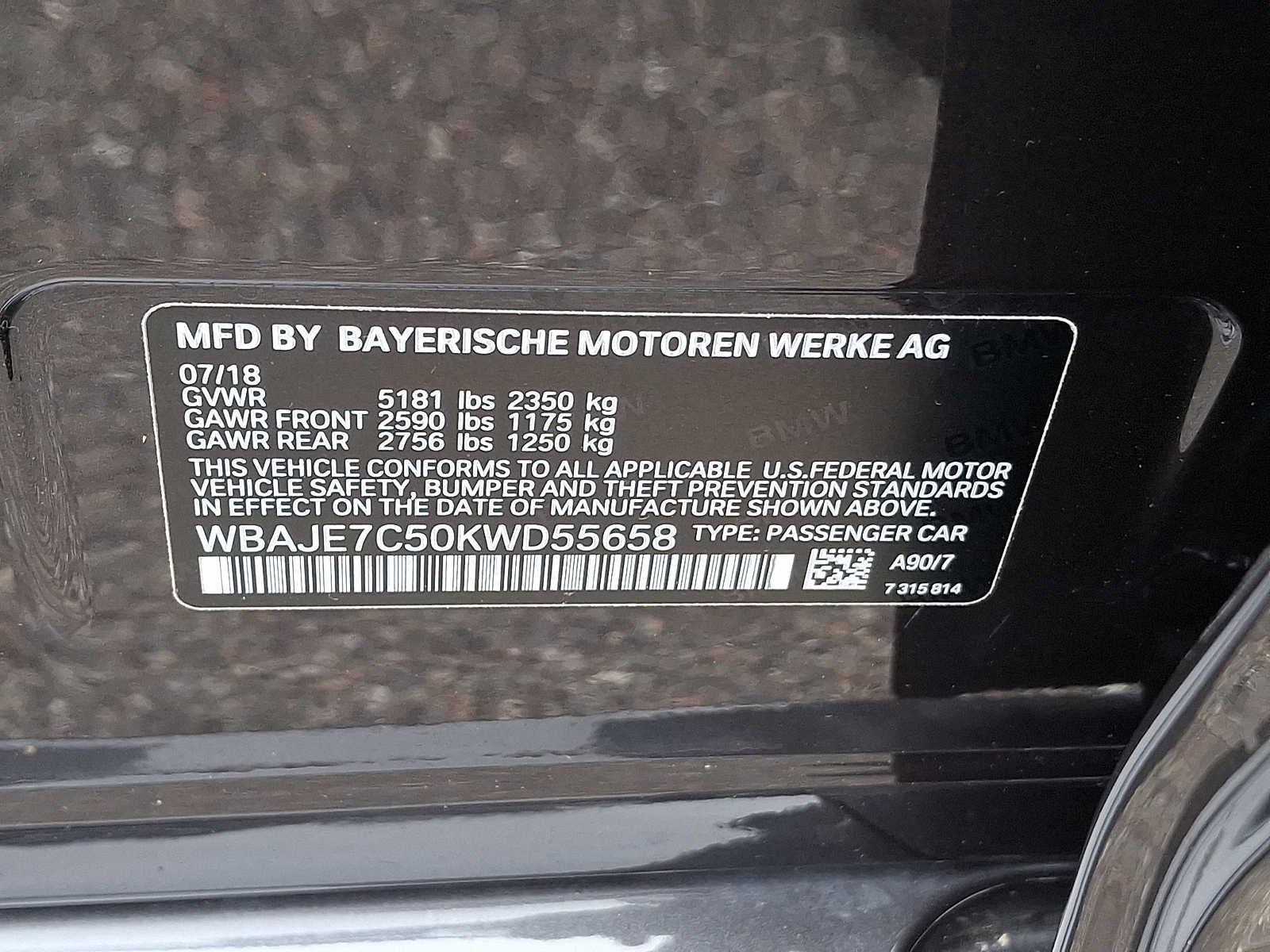 2019 BMW 5 Series 540i xDrive Sedan