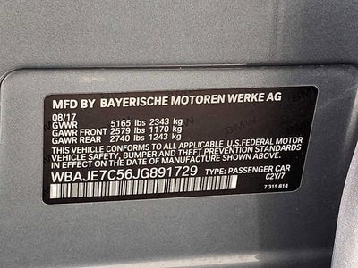 2018 BMW 5 Series 540i xDrive Sedan