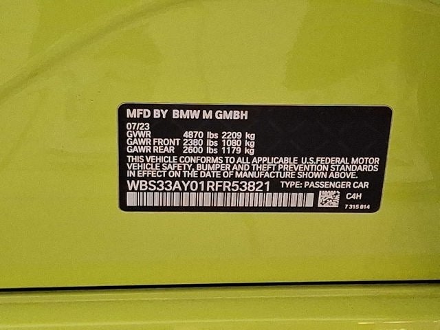 2024 BMW M3 Competition Sedan