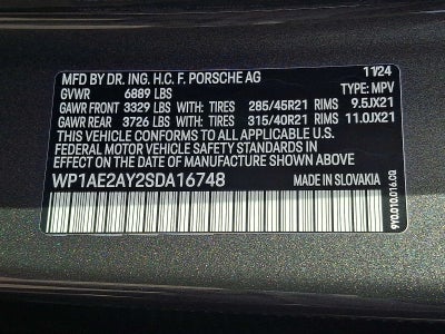 2025 Porsche Cayenne E-Hybrid AWD