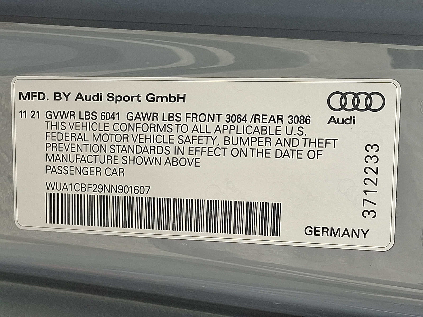 2022 Audi RS 6 Avant 4.0 TFSI quattro