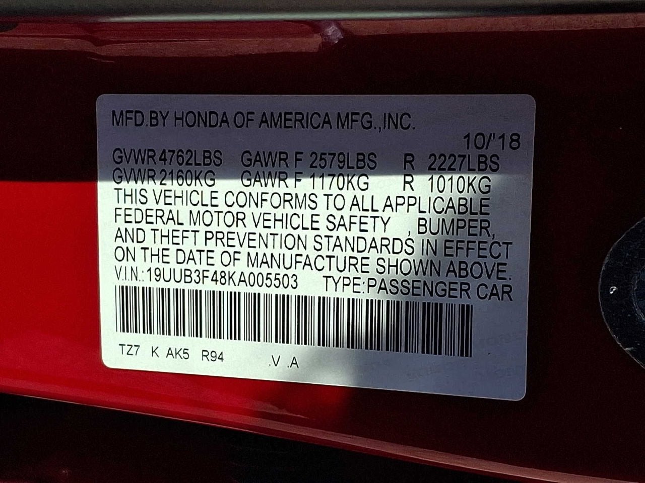 2019 Acura TLX 3.5L SH-AWD w/Technology Pkg