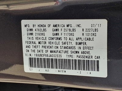 2018 Acura TLX 3.5L SH-AWD w/A-SPEC Pkg