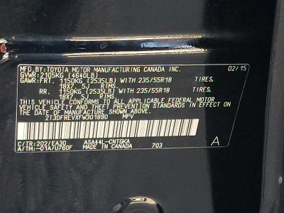 2015 Toyota RAV4 AWD 4dr Limited