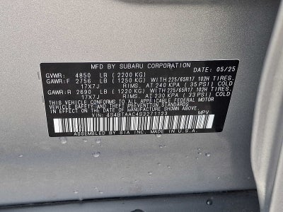 2025 Subaru Outback AWD